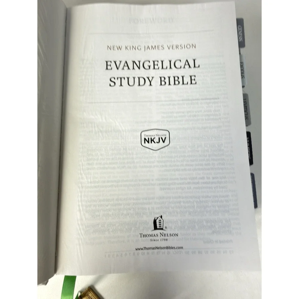 NKJV Evangelical Study Bible Christ-centered BRAND NEW in Shrink Wrap!!!
